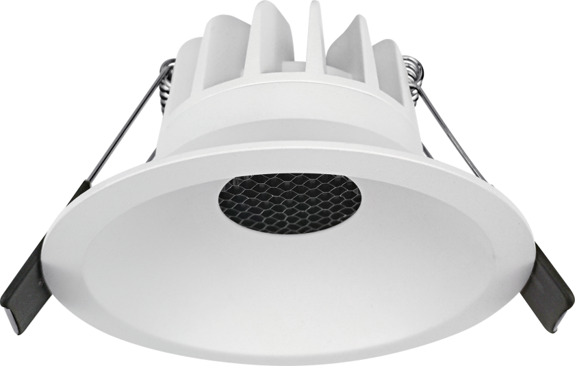 Styx lavtbyggende downlight 7,5W 2700K RA95 IP44 - Hvit / Svart