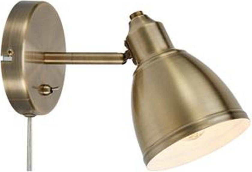 Story vegglampe - Antikk Messing