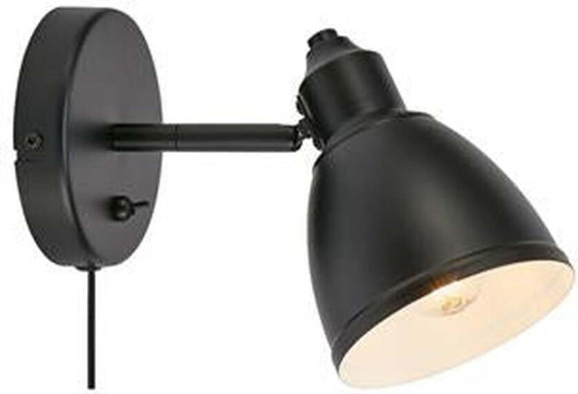 Story vegglampe - Svart