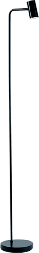 Stockholm gulvlampe 5W 3000 Kelvin 147 cm - Svart