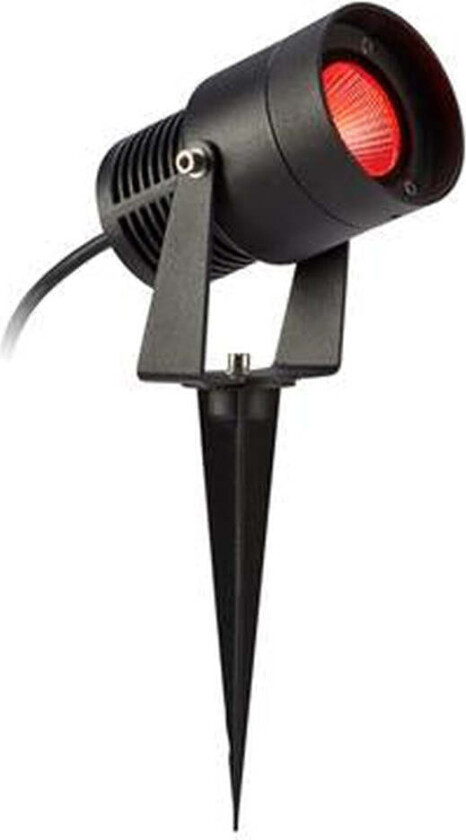 Spot 6w flerfarget - Garden 24 - Svart - Svart