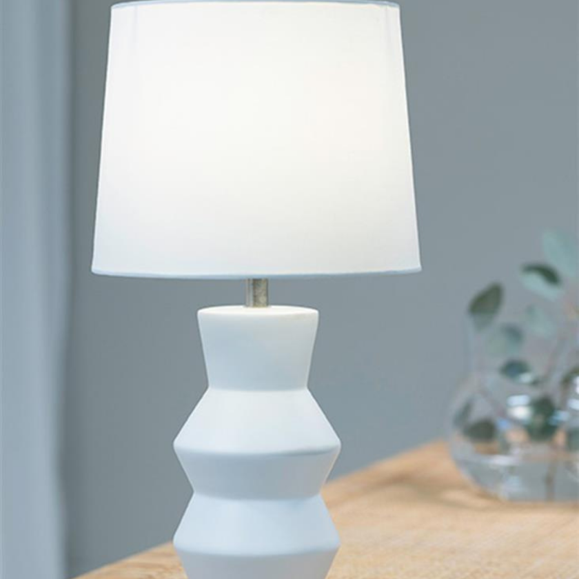 Sienna bordlampe - Hvit - Hvit - Hvit