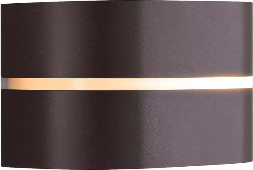 Sibelis vegglampe for utendørsbruk IP44 - Brun