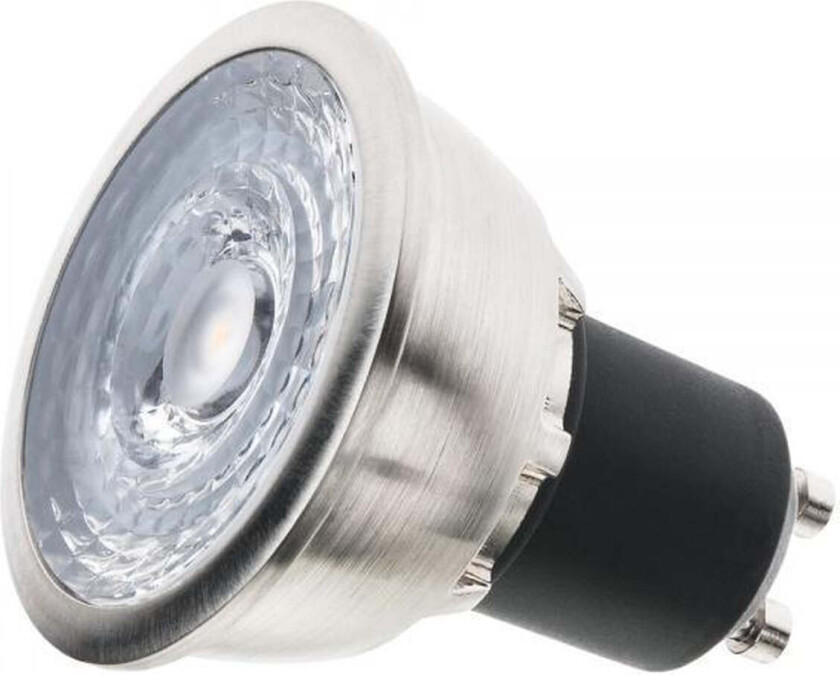 SG 6W børstet stål gu10 COB 2700K 32D - Stål
