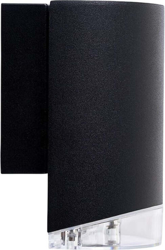 Ribe vegglampe ned utendørs IP44 GU10 - Svart - Svart