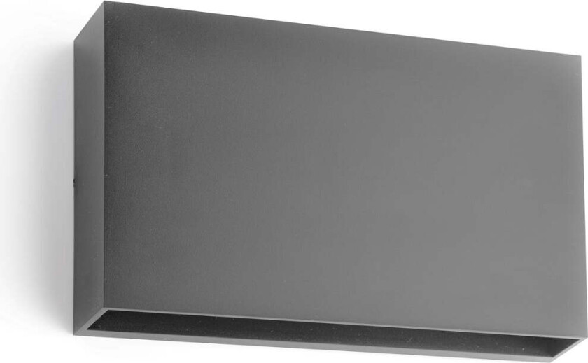 Rapido K2 vegglampe utendørs opp/ned IP65 12W LED 3000K Dimbar - Grafitt grå - Grafitt