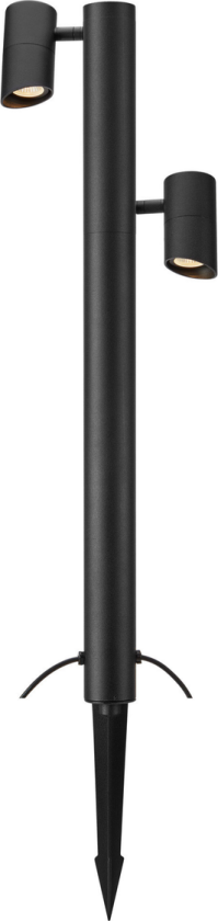 Pullert cylinder 2 lys 80 cm - Garden 24 - Svart - Svart