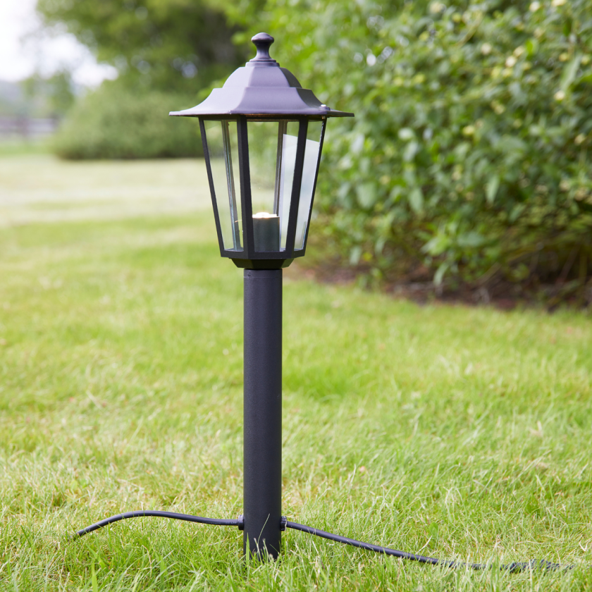 Pullert 3W 73 cm - Garden24 - Svart - Svart