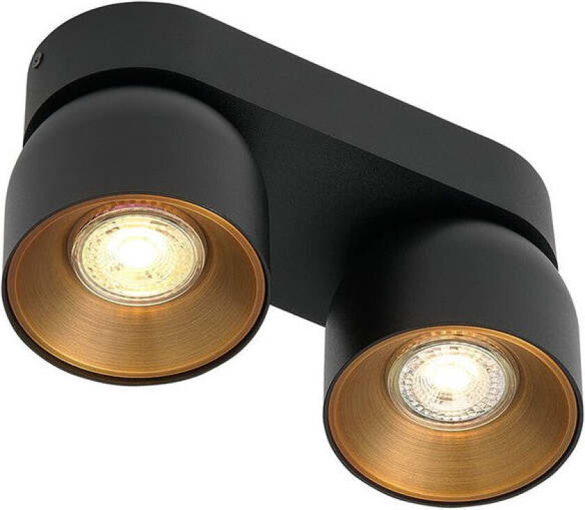 Pitcher spot 2-lys - Svart