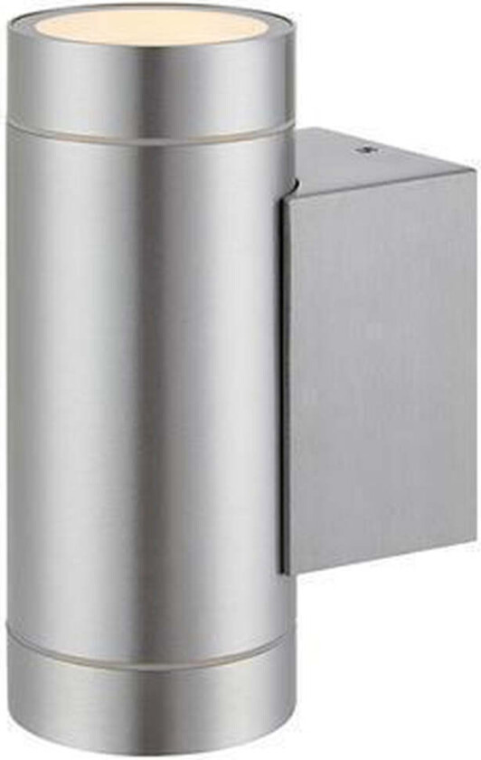 Pipe vegglampe utendørs opp/ned IP44 - Aluminium - Aluminium - Aluminium
