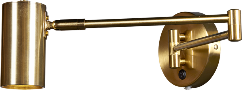 Peso vegglampe - Messingfarget