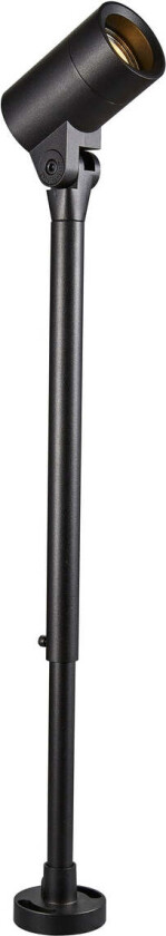 Oz K1 justerbar vegglampe utendørs spot IP65 GU10 - Svart - Svart