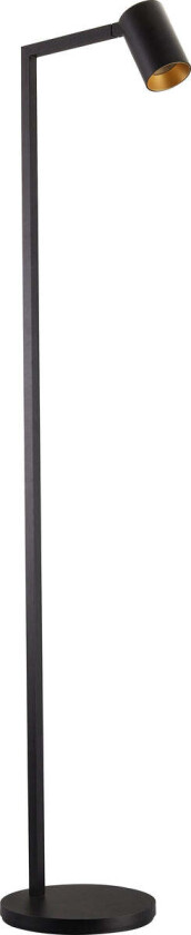 Oz K1 gulvlampe - Svart/Gullfarget - Svart / Gull