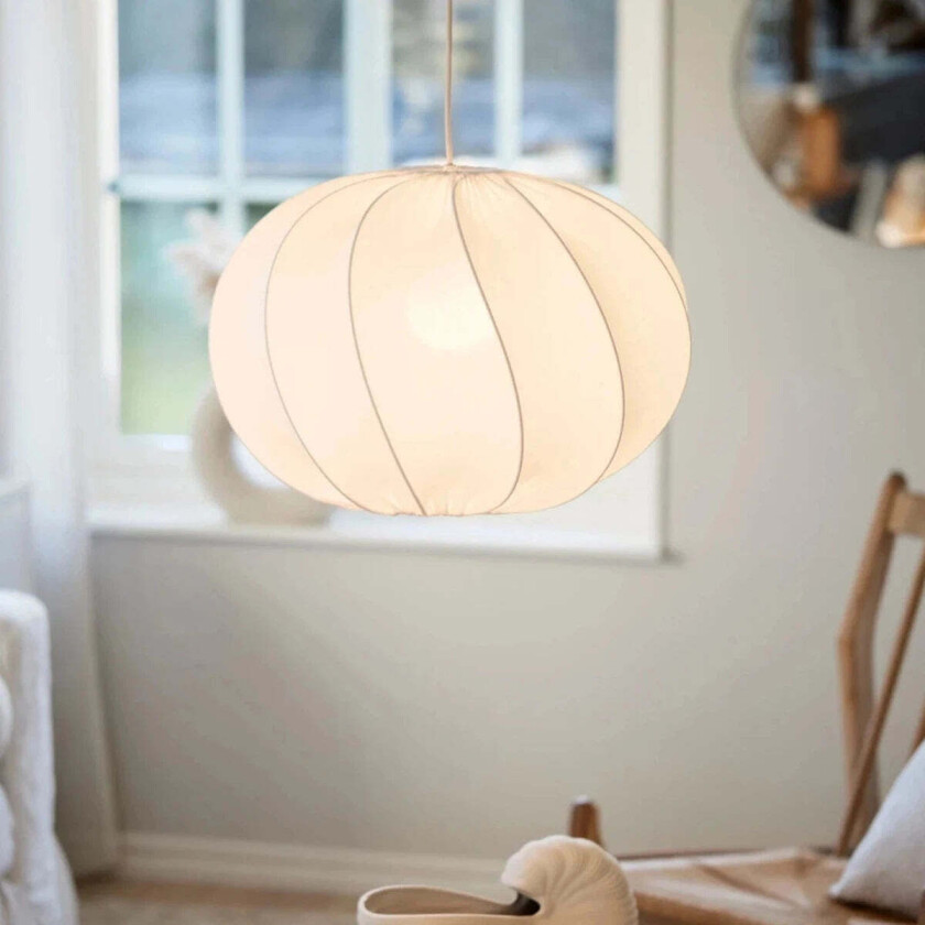 Olivia Twist takpendel 50 cm - Hvit - Hvit