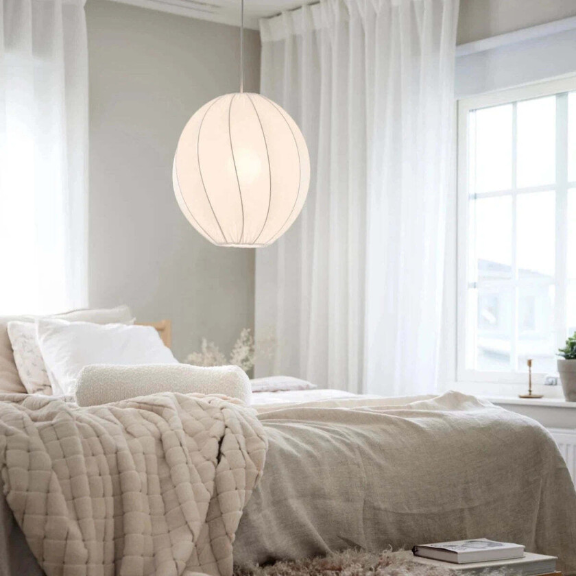 Olivia Twist takpendel 35 cm - Hvit - Hvit