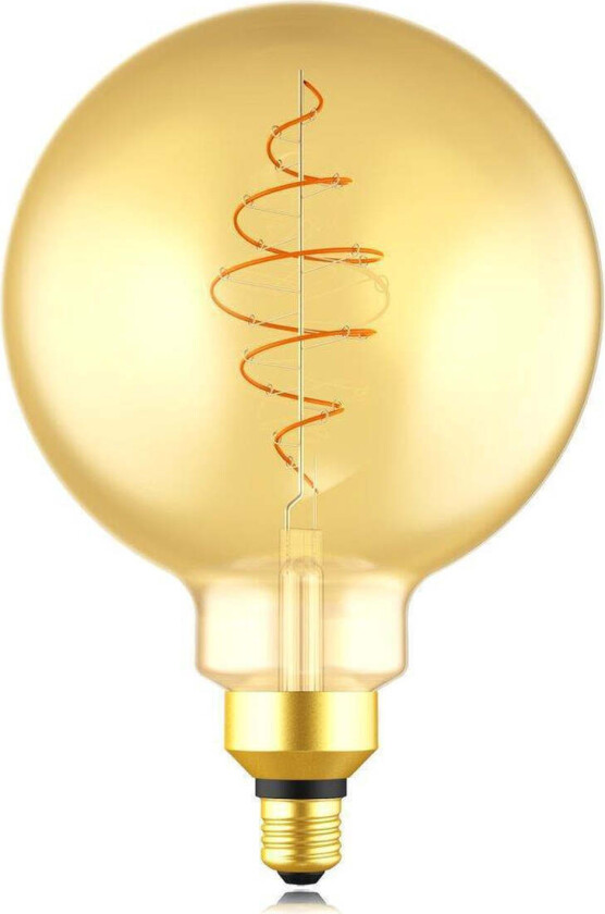 E27 Globe 8,5W 200 mm dimbar - Amber - Amber