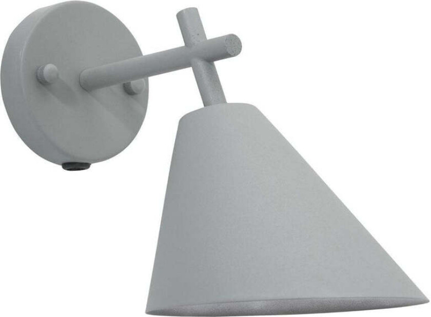 Nils vegglampe utendørs IP44 - Grå - Grå