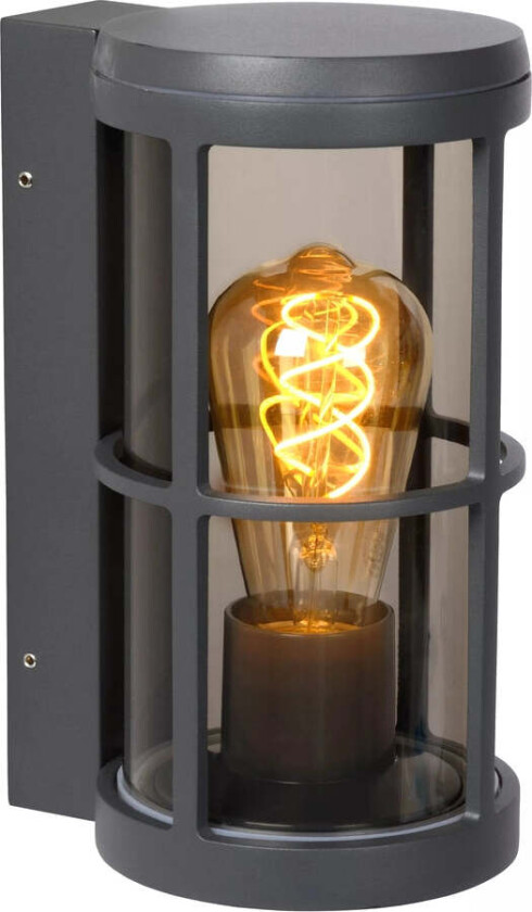 Navi vegglampe utendørs IP54 E27 - Antrasitt - Antrasitt