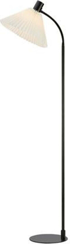 Mira gulvlampe 145 cm - Svart/Offwhite - Svart / Hvit - Svart / Hvit