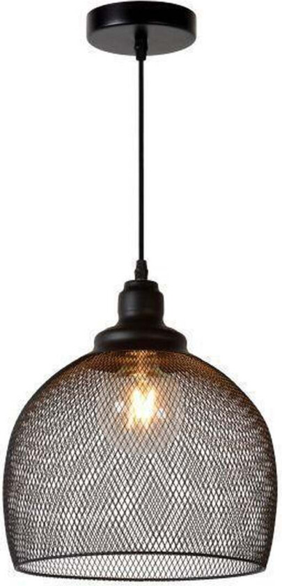 Mesh takpendel 28 cm - Svart - Svart