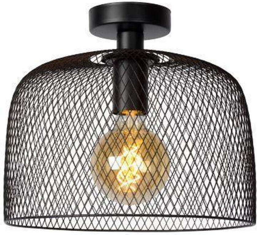 Mesh taklampe 29,5 cm - Svart - Svart