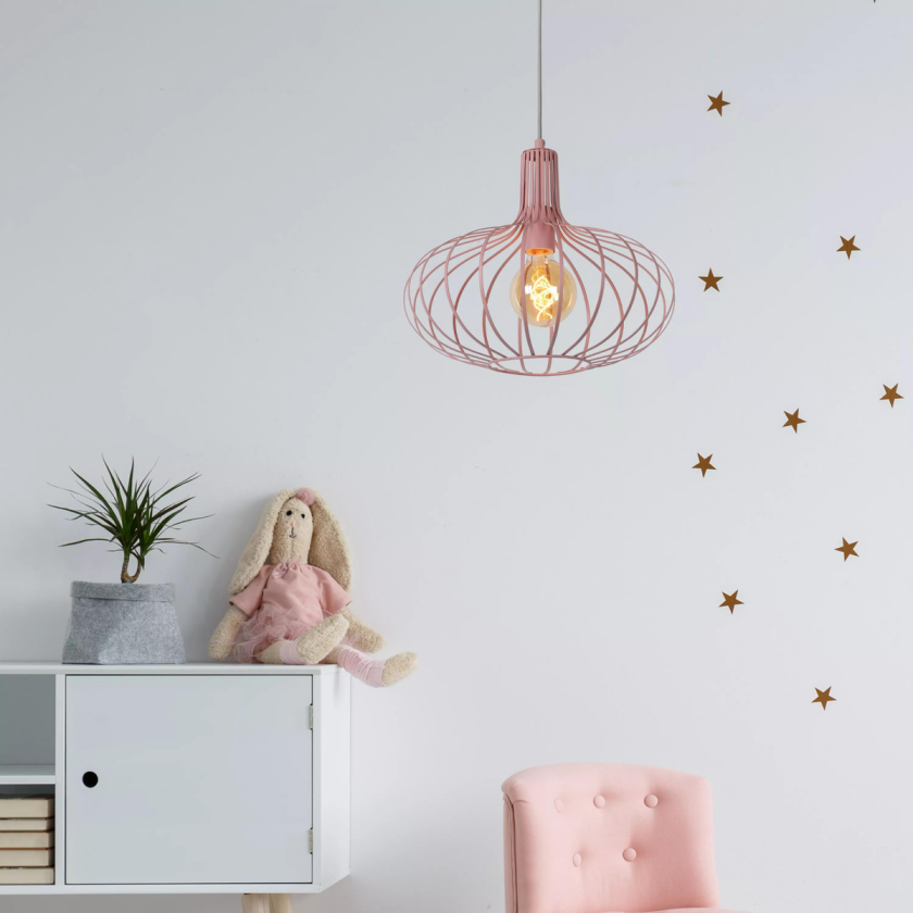 Merlina takpendel 38 cm - Rosa - Rosa