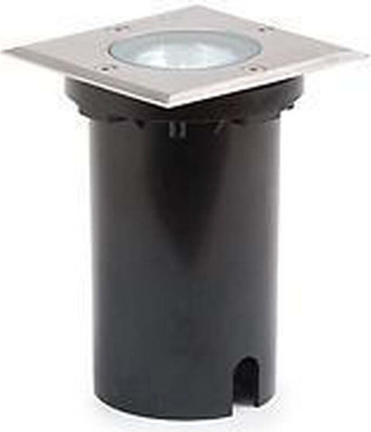 Markspot 230V firkantet m/GU10 - sølv - Sølv