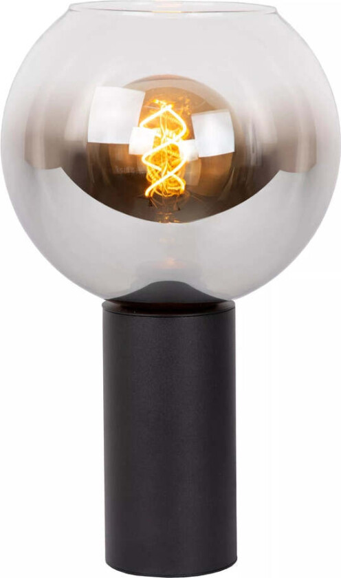 Marius bordlampe - Svart/Røykfarget - Svart / Røyk