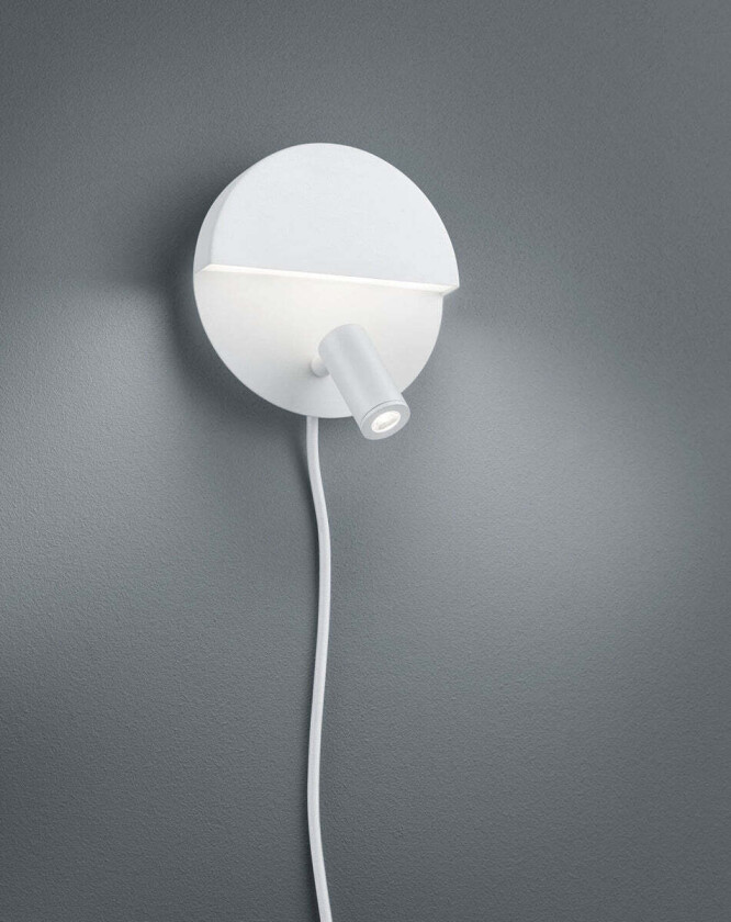 Mario vegglampe - Hvit - Hvit