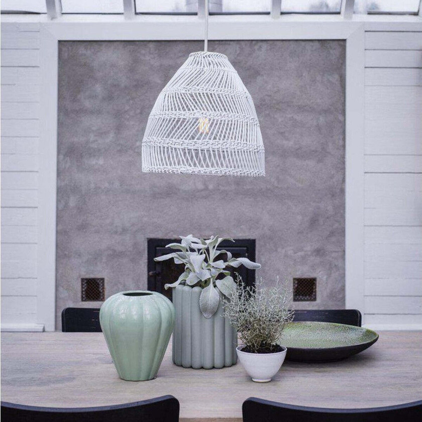 Maja takpendel utendørs 36 cm - Rotting Hvit - Hvit