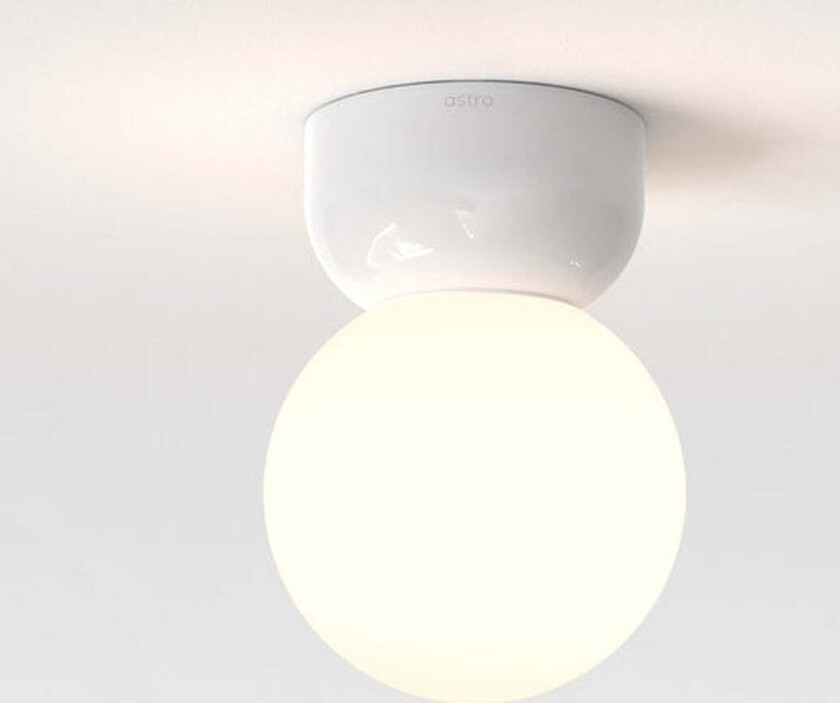 Lyra 140 taklampe for baderom IP44 G9 - Hvit