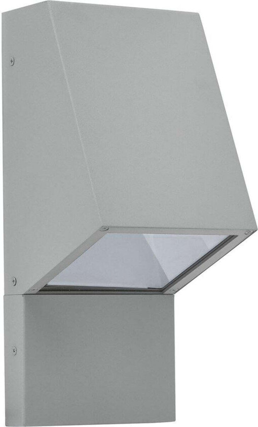 Luton vegglampe utendørs E27 IP44 - Grå - Grå