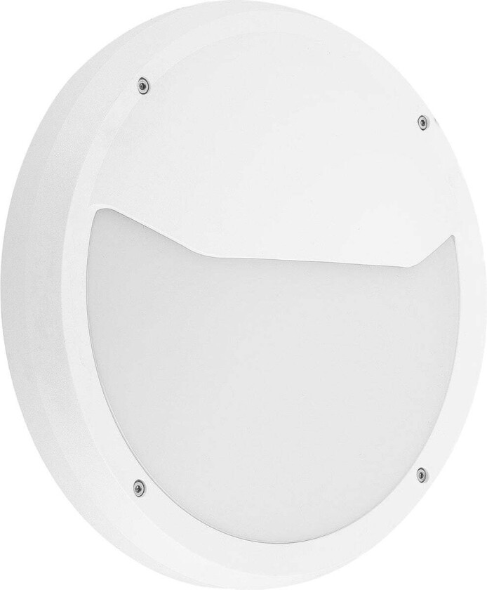 Luno Nuova vegglampe 30 cm utendørs IP65 13W 3000K IK6 - Hvit - Hvit
