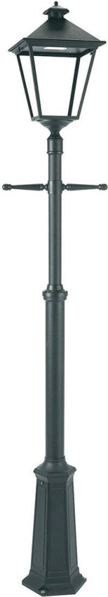 London 4124 Big stolpe 17,5W LED 3000 Kelvin - Svart