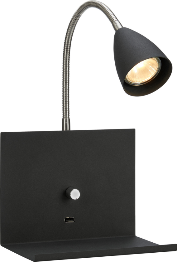 Logi vegglampe - Svart - Svart - Svart