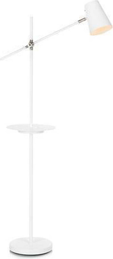 Linear gulvlampe - Hvit - Hvit - Hvit