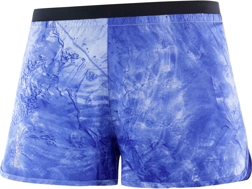 Women's Cross 3'' Shorts L, Chambray Blue/Surf The Web