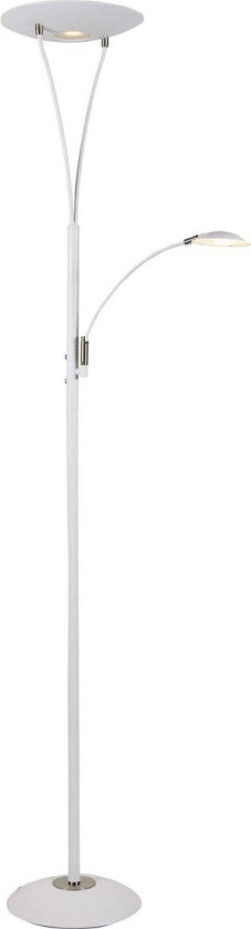 Lea gulvlampe m/lesearm 25+5W 180 cm 3000 Kelvin - Dimbar - Hvit