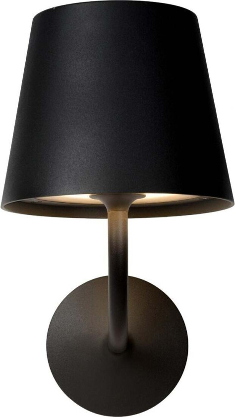 Justin vegglampe - Svart - Svart