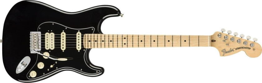 American Performer Stratocaster Hss, Black, Mn