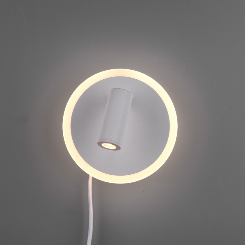 Jordan vegglampe - Hvit - Hvit