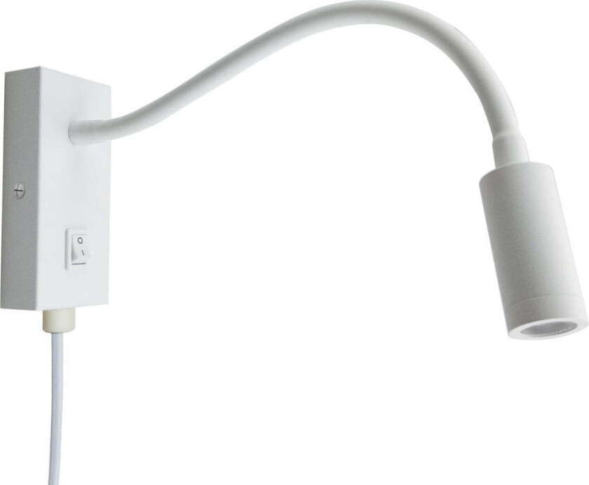 Isa vegglampe - Hvit - Hvit