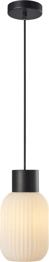 Ina takpendel 15 cm - Svart/Opal - Svart / Opal