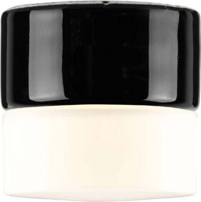 Ifø Opus 100 / 100 4W LED dimbar - Svart / Opal glass