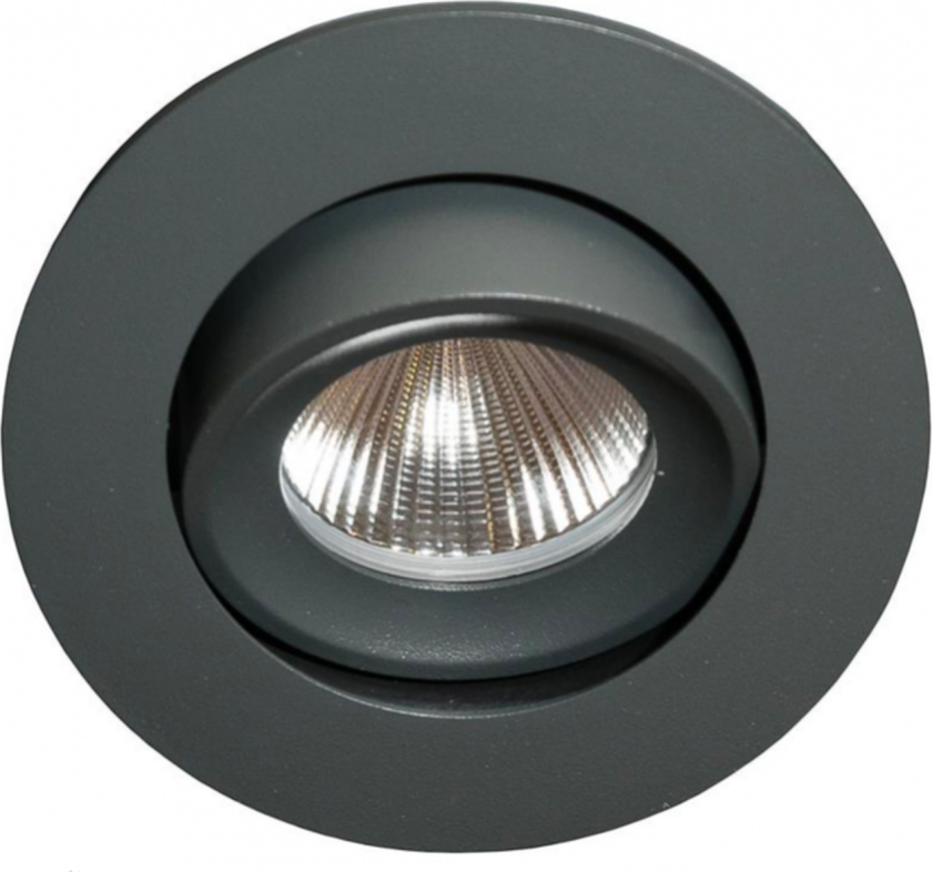Idaho 7W antrasitt downlight - Grå