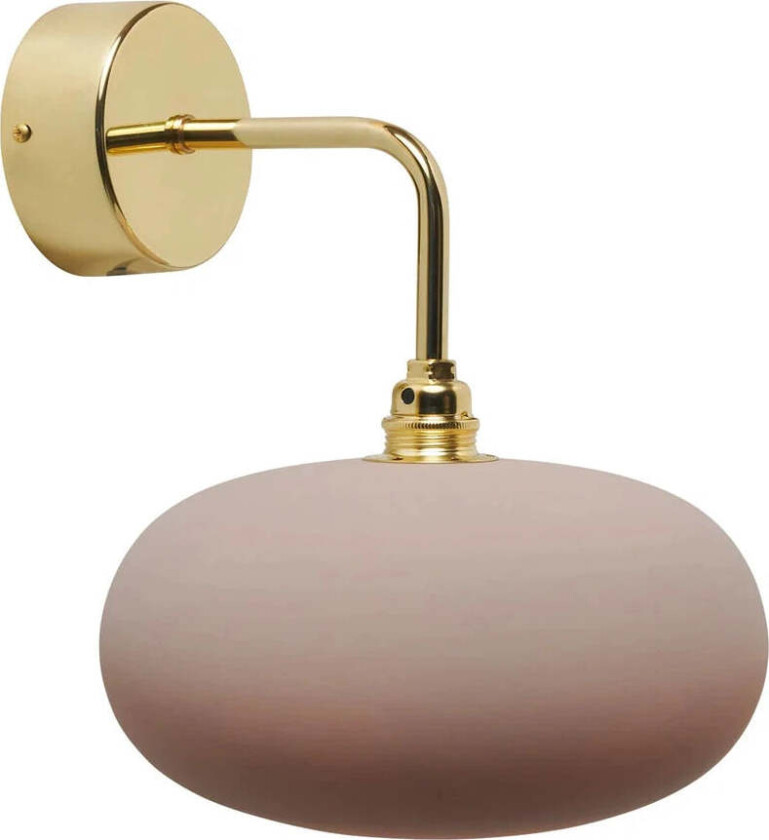 Horizon vegglampe small - Messing / kornet latte