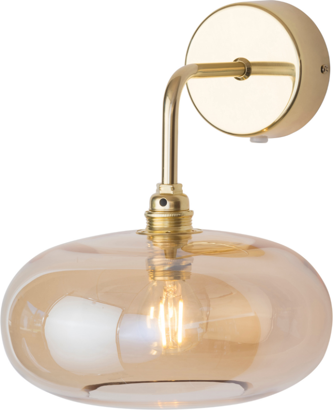 Horizon vegglampe S Golden Smoke/gull - Gull / Røyk