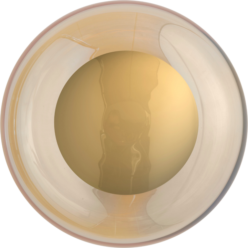 Horizon taklampe/vegglampe S Golden Smoke/gull - Gull / Røyk