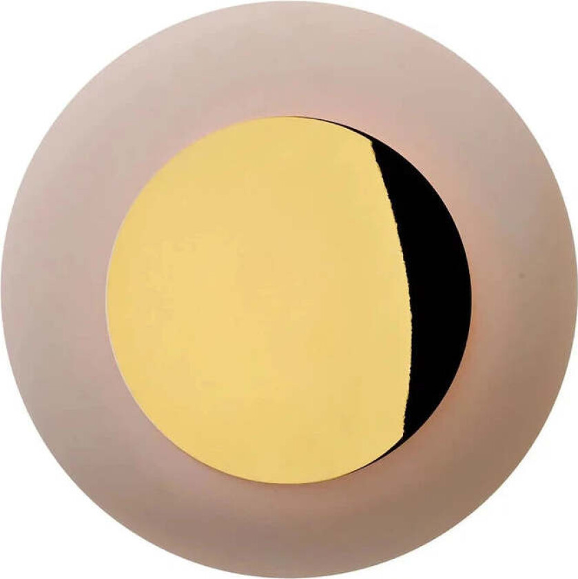 Horizon taklampe/vegglampe medium - Messing / kornet latte