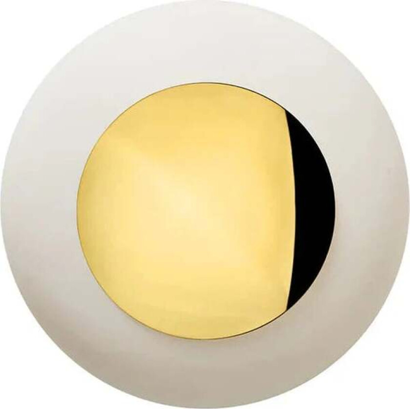 Horizon taklampe/vegglampe medium - Messing / kornet marshmallow